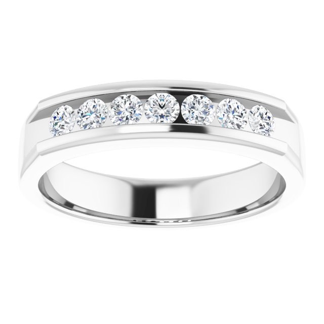 1/2 CTW Natural Diamond Band, 4.85 mm