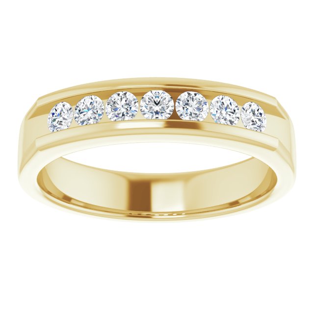 1/2 CTW Natural Diamond Band, 4.85 mm