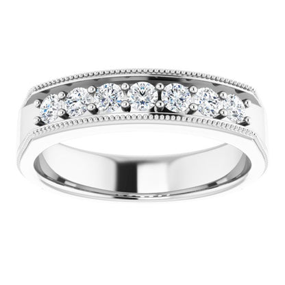 1/2 CTW Natural Diamond Band, 5.25 mm
