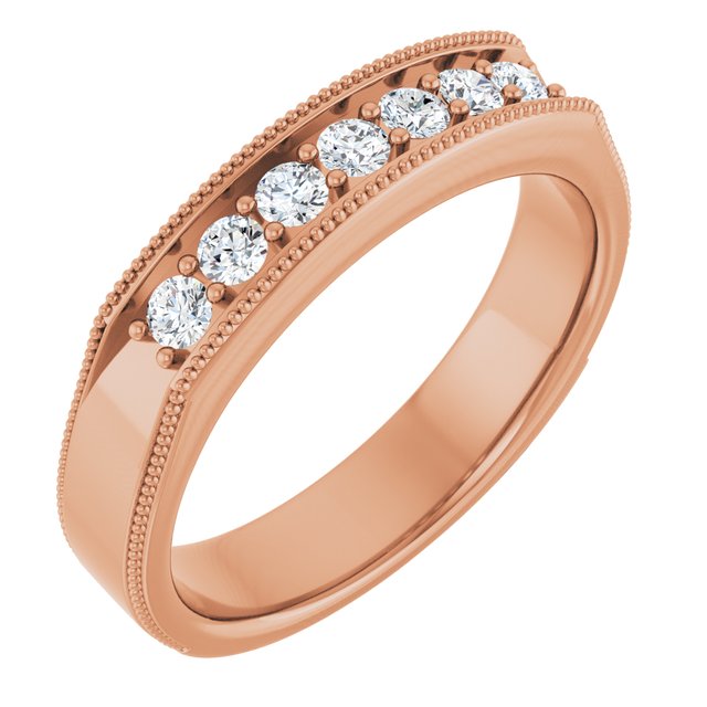 3/8 CTW Natural Diamond Band, 5 mm