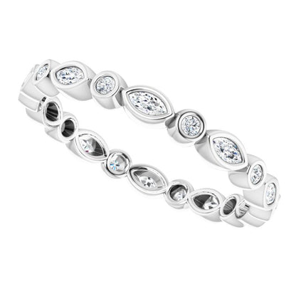 3/8 CTW Natural Diamond Eternity Band, 2.64 mm