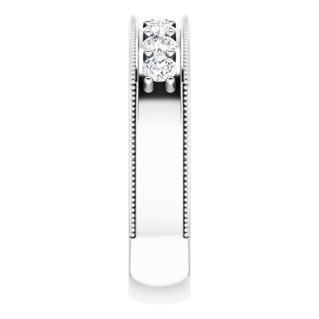 7/8 CTW Natural Diamond Band, 5.7 mm