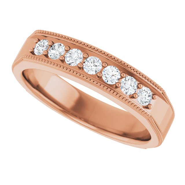 3/8 CTW Natural Diamond Band, 5 mm