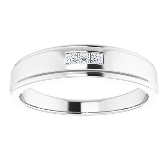 1/10 CTW Natural Diamond Band, 6 mm