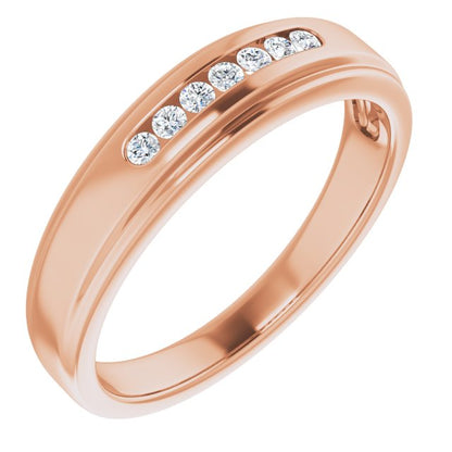 1/6 CTW Natural Diamond Band, 5.25 mm