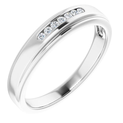 1/10 CTW Natural Diamond Band, 4.5 mm