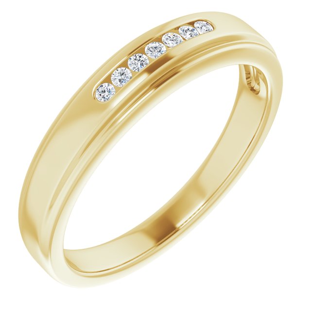 1/10 CTW Natural Diamond Band, 4.5 mm