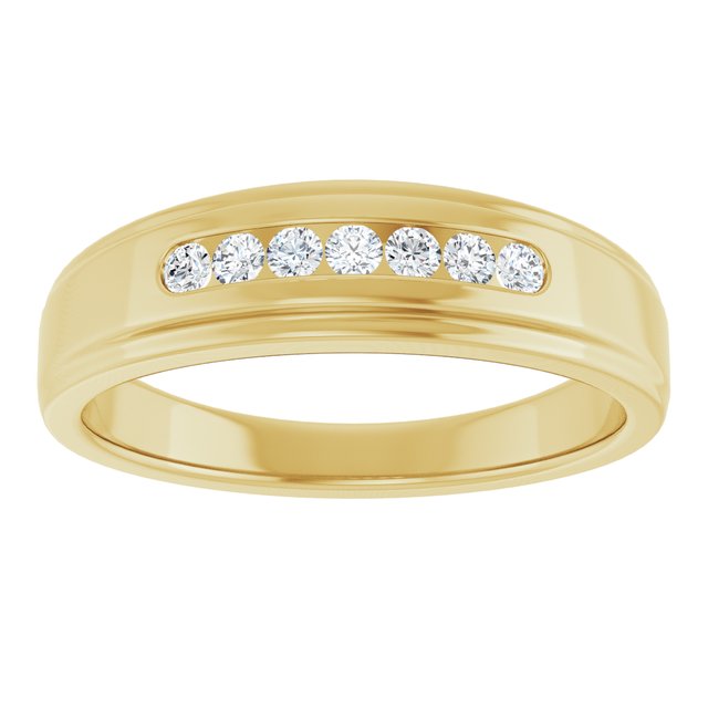 1/5 CTW Natural Diamond Band, 6 mm