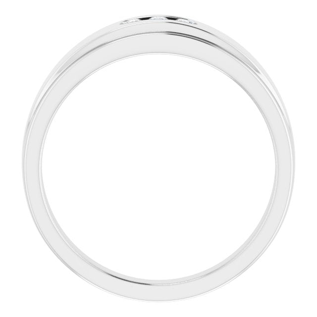 1/6 CTW Natural Diamond Band, 6.75 mm