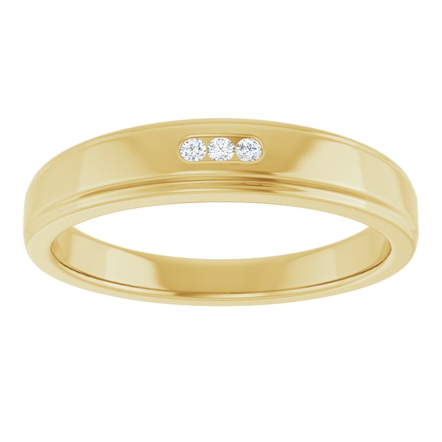 .04 CTW Natural Diamond Band, 4.5 mm