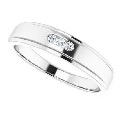 0.06 CTW Natural Diamond Band
