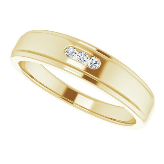 0.06 CTW Natural Diamond Band
