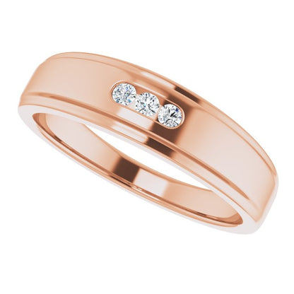 1/10 CTW Natural Diamond Band, 6 mm