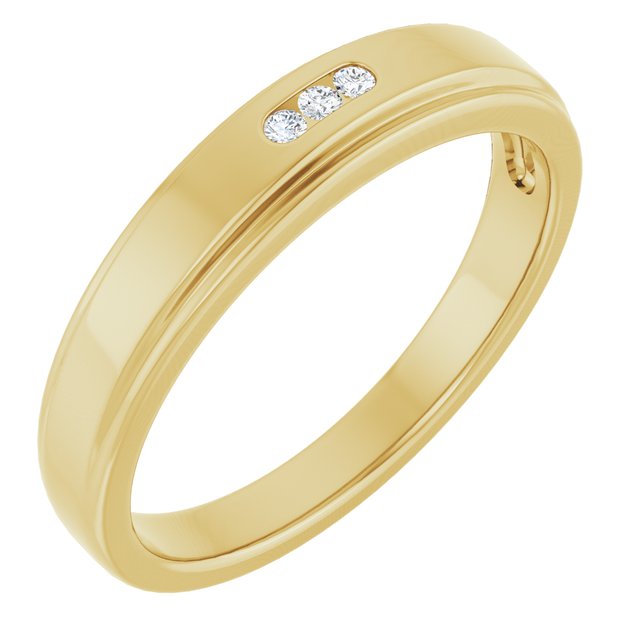 .04 CTW Natural Diamond Band, 4.5 mm