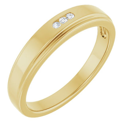 .04 CTW Natural Diamond Band, 4.5 mm