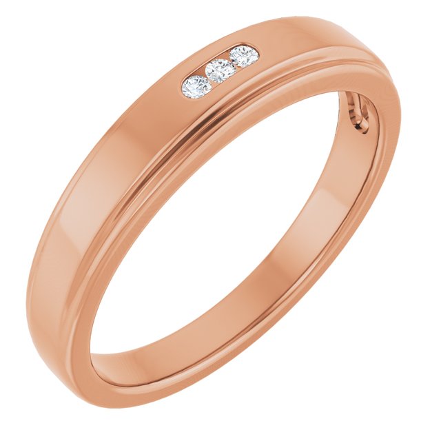 .04 CTW Natural Diamond Band, 4.5 mm