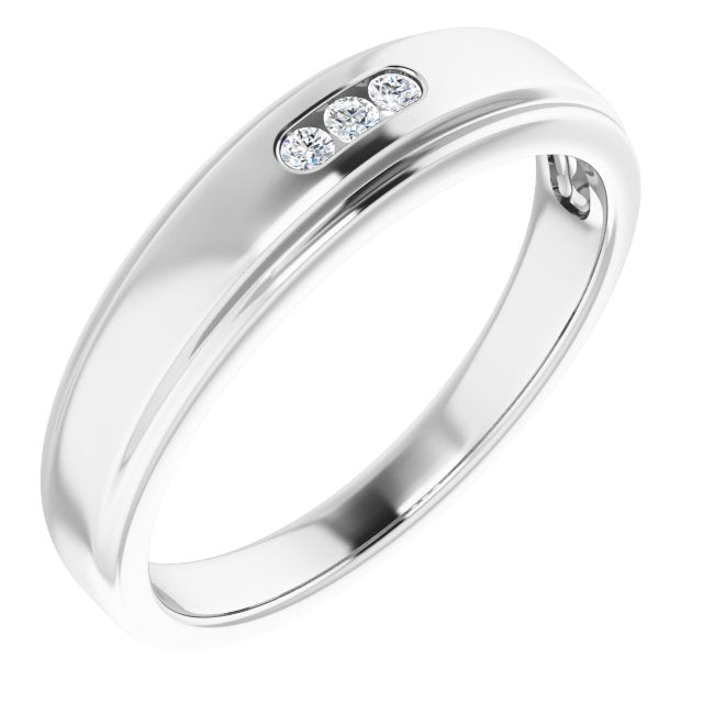 0.06 CTW Natural Diamond Band