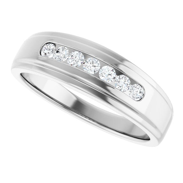 1/3 CTW Natural Diamond Band, 6.75 mm