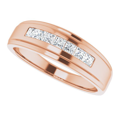 1/2 CTW Natural Diamond Band, 6.75 mm