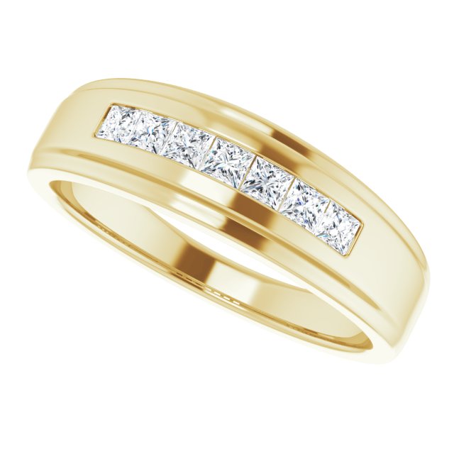 1/2 CTW Natural Diamond Band, 6.75 mm