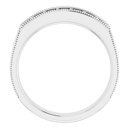 1/2 CTW Natural Diamond Band, 5.25 mm
