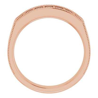 1/2 CTW Natural Diamond Band, 5.25 mm