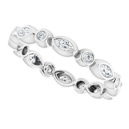 1/4 CTW Natural Diamond Eternity Band, 2.64 mm