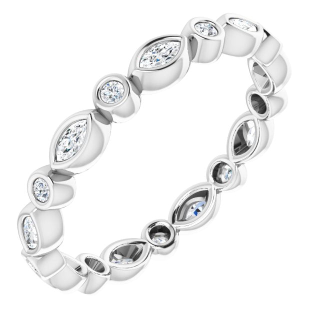 1/3 CTW Natural Diamond Eternity Band, 2.64 mm
