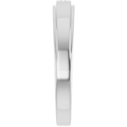 .04 CTW Natural Diamond Band, 4.5 mm