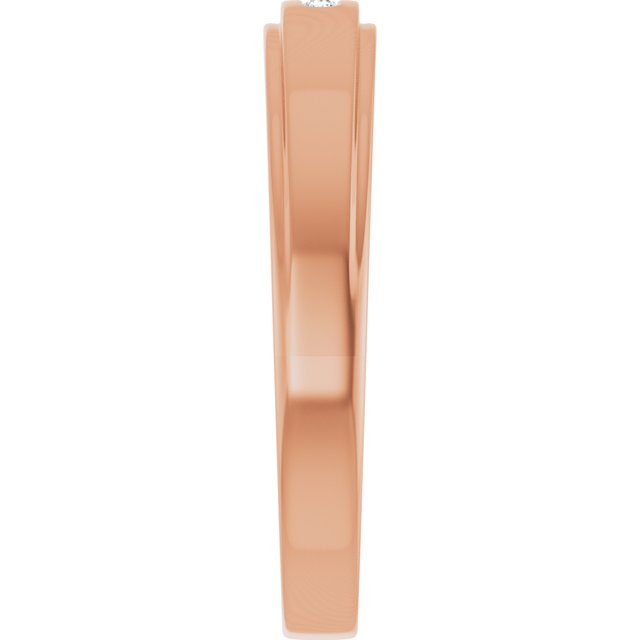 .04 CTW Natural Diamond Band, 4.5 mm