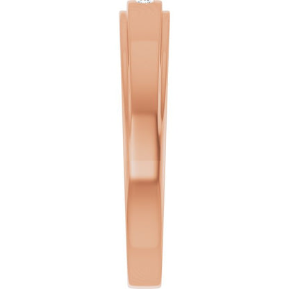 .04 CTW Natural Diamond Band, 4.5 mm