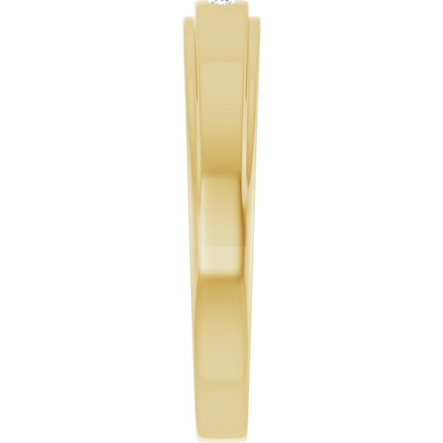 .04 CTW Natural Diamond Band, 4.5 mm