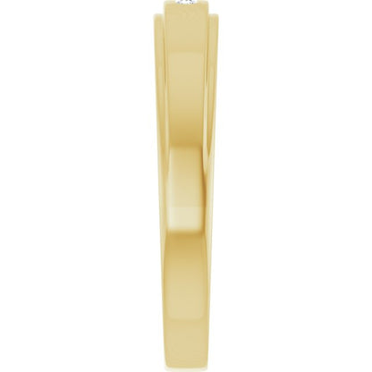 .04 CTW Natural Diamond Band, 4.5 mm