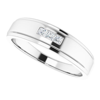 1/6 CTW Natural Diamond Band, 6.75 mm