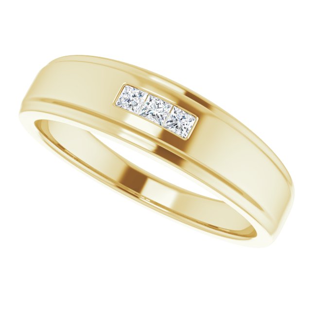 1/6 CTW Natural Diamond Band, 6.75 mm