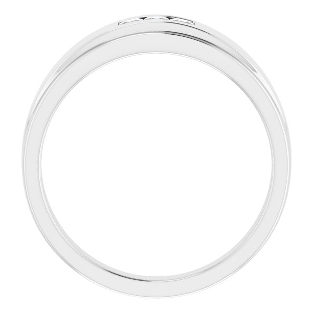 1/5 CTW Natural Diamond Band, 6.75 mm