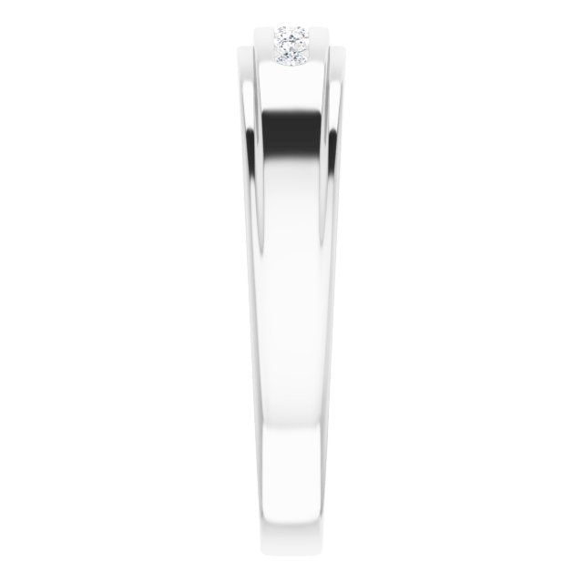 1/6 CTW Natural Diamond Band, 5.25 mm