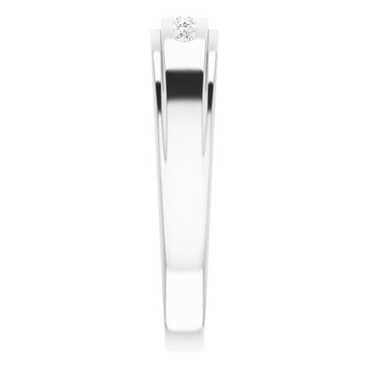 1/6 CTW Natural Diamond Band, 5.25 mm