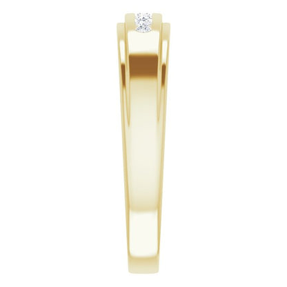 1/6 CTW Natural Diamond Band, 5.25 mm
