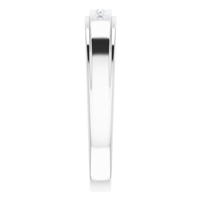 1/10 CTW Natural Diamond Band, 4.5 mm