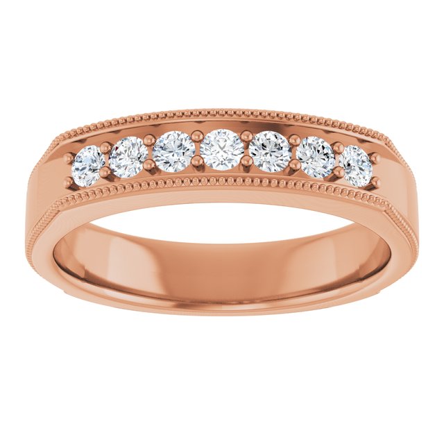 3/8 CTW Natural Diamond Band, 5 mm