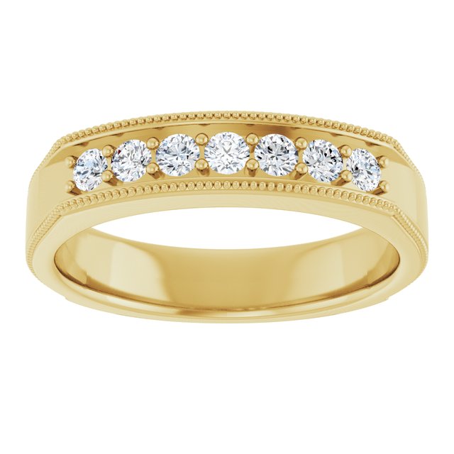 3/8 CTW Natural Diamond Band, 5 mm
