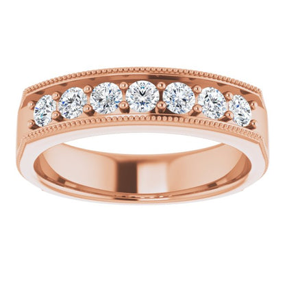 3/4 CTW Natural Diamond Band, 5.5 mm