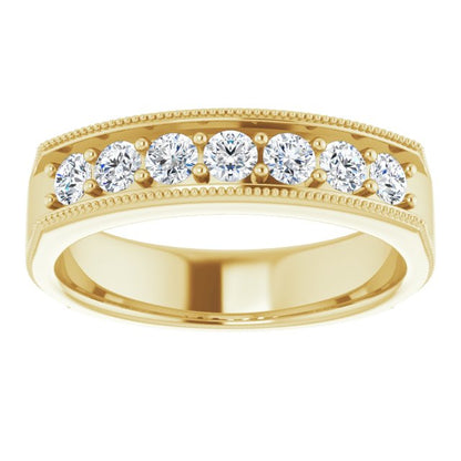 3/4 CTW Natural Diamond Band, 5.5 mm