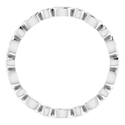 3/8 CTW Natural Diamond Eternity Band, 2.64 mm