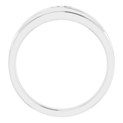 0.07 CTW Natural Diamond Band