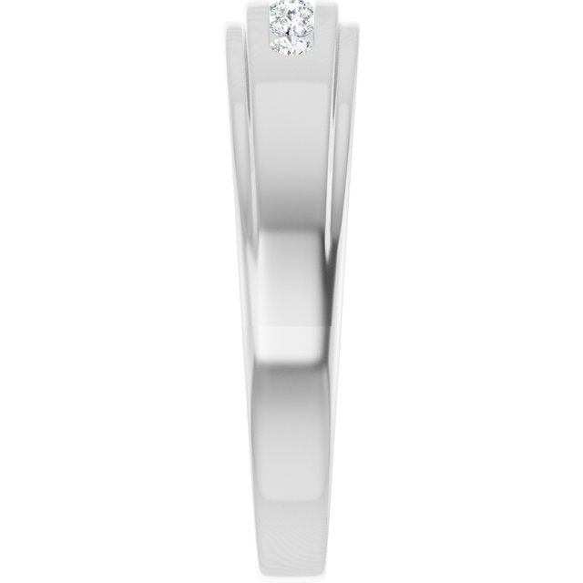 1/5 CTW Natural Diamond Band, 6 mm