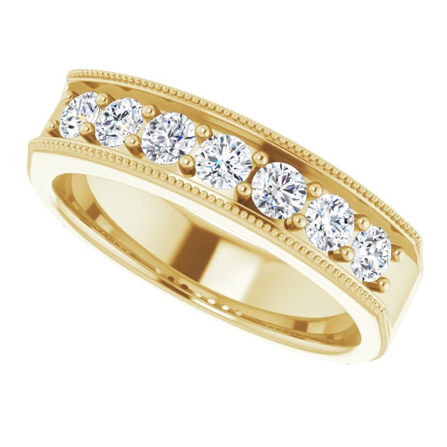 7/8 CTW Natural Diamond Band, 5.7 mm