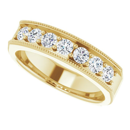 7/8 CTW Natural Diamond Band, 5.7 mm
