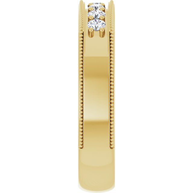 3/8 CTW Natural Diamond Band, 5 mm